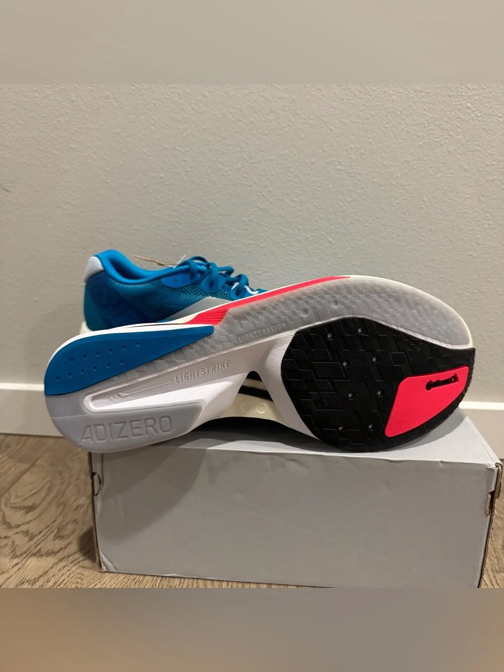 Adidas Adizero Boston 13 Ekiden Solar Blue Silver